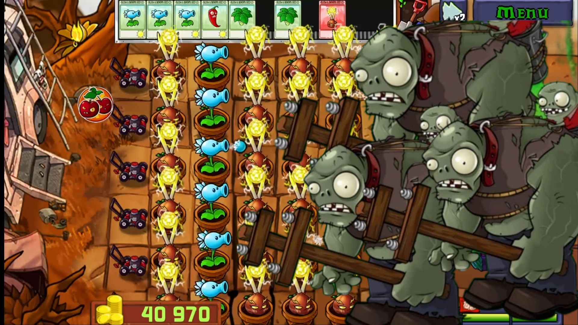 Растения против зомби Essence Edition Plants vs Zombies ПвЗ PvZ [41] битва прохождение топ смотреть онлайн