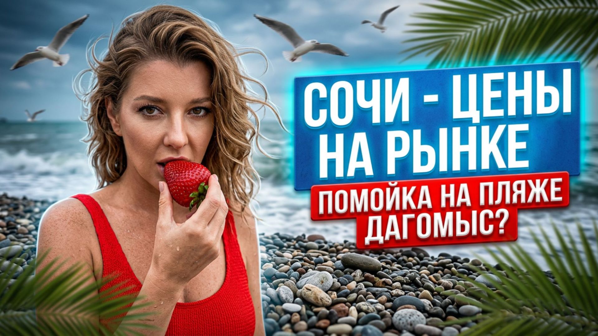 СОЧИ - ЦЕНЫ НА РЫНКЕ? ПОМОЙКА НА ПЛЯЖЕ ДАГОМЫС? #сочи #всёосочи смотреть онлайн