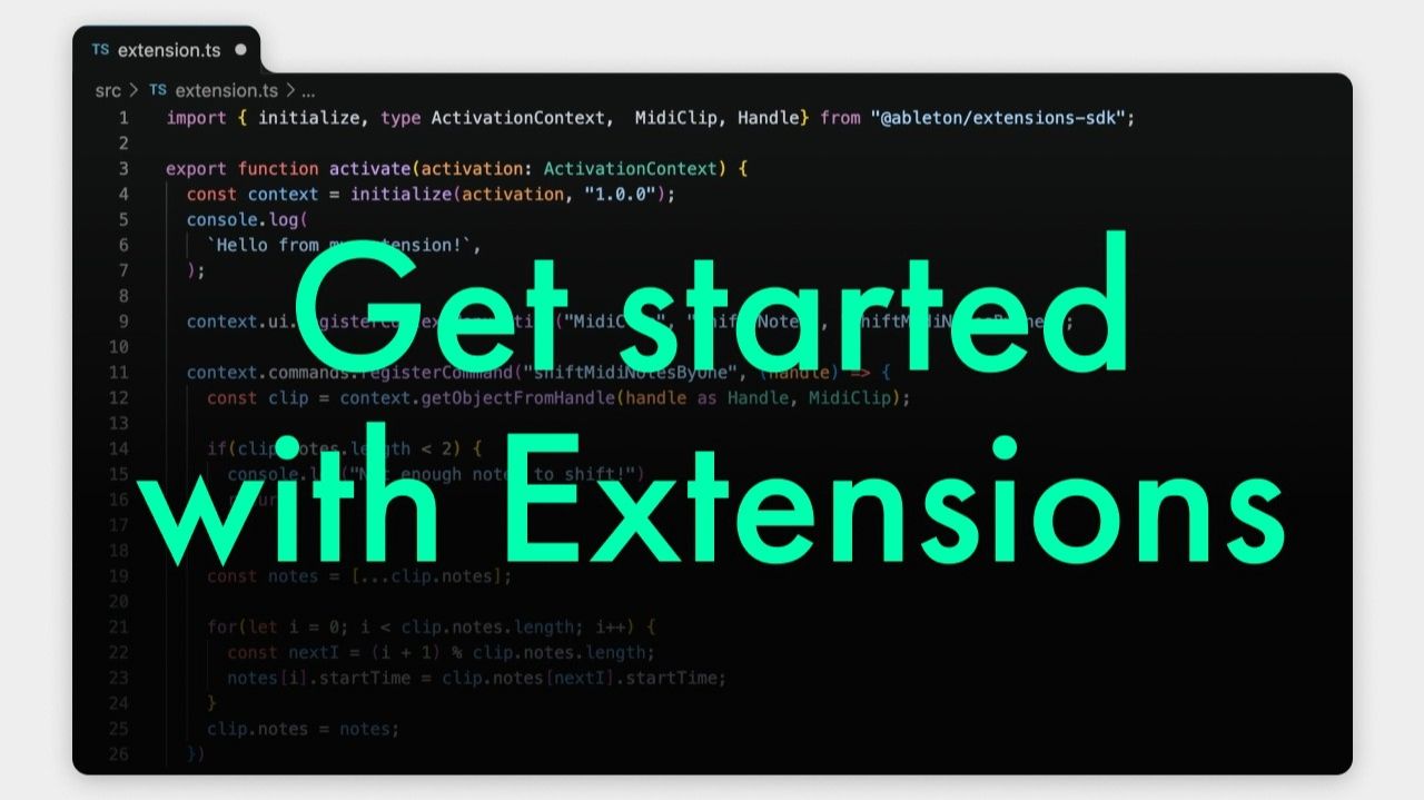 Ableton Live: How to Build Your First Extension смотреть онлайн