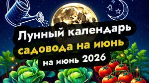 Лунный посевной календарь садовода на июнь 2026 года - благоприятные дни посадки по календарю