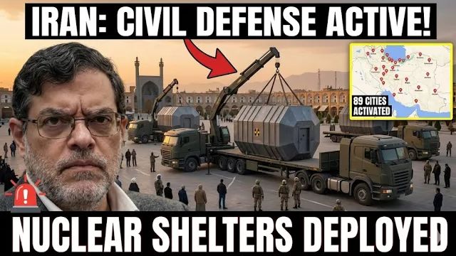 Iran Deploys Mobile Nuclear Shelters to 89 Cities — Civil Defense Activated Says DR MARANDI смотреть онлайн