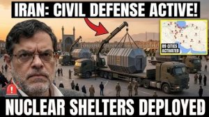 Iran Deploys Mobile Nuclear Shelters to 89 Cities — Civil Defense Activated Says DR MARANDI