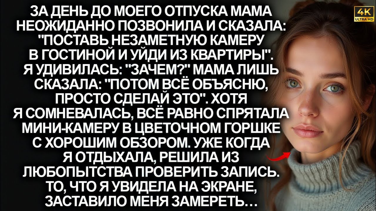 «Поставь камеру и уйди» — сказала мама… Но запись изменила всё смотреть онлайн