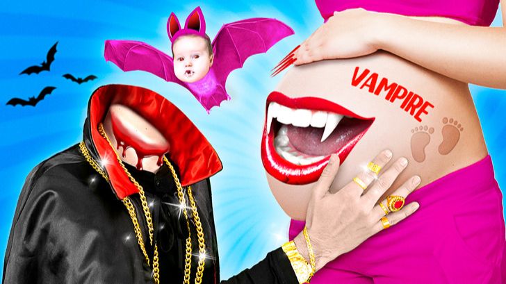 Беременный вампир стал богатым за 1 день?! 😱🧛♀️ смотреть онлайн