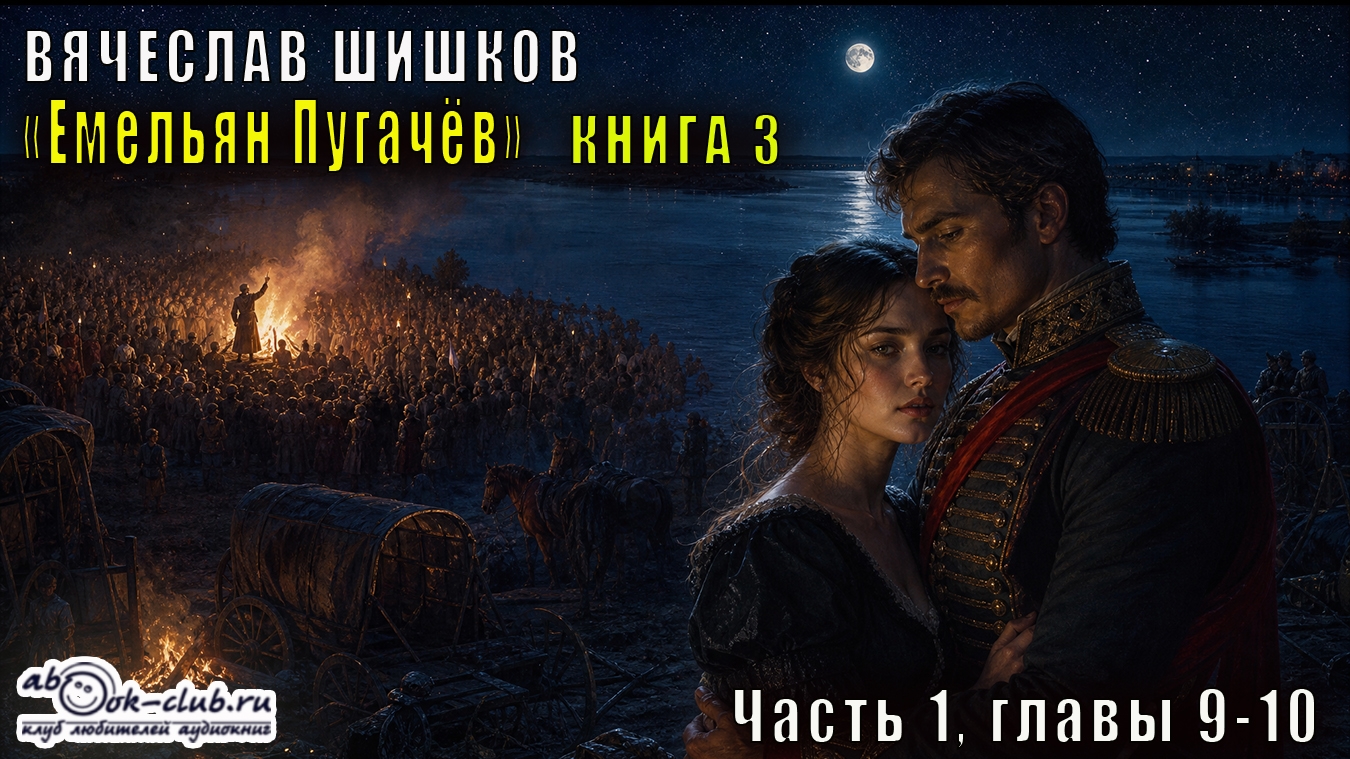 Вячеслав Шишков "Емельян Пугачёв" книга 3, Часть 1, главы 9-10
