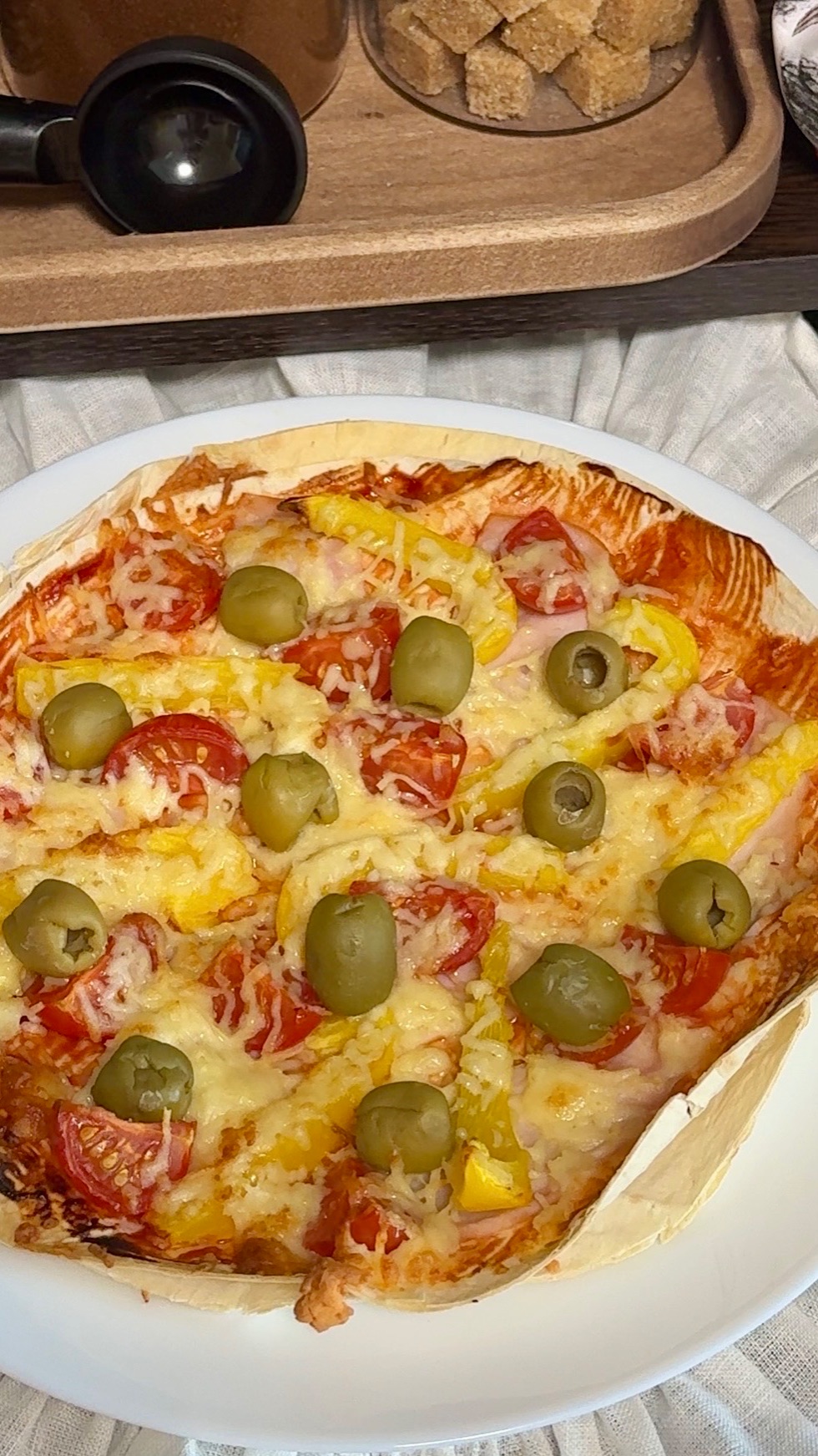 Пицца минутка из лаваша🔥😍🍕