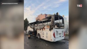 Украинские дроны кружат над местом трагедии с автобусом в Енакиеве