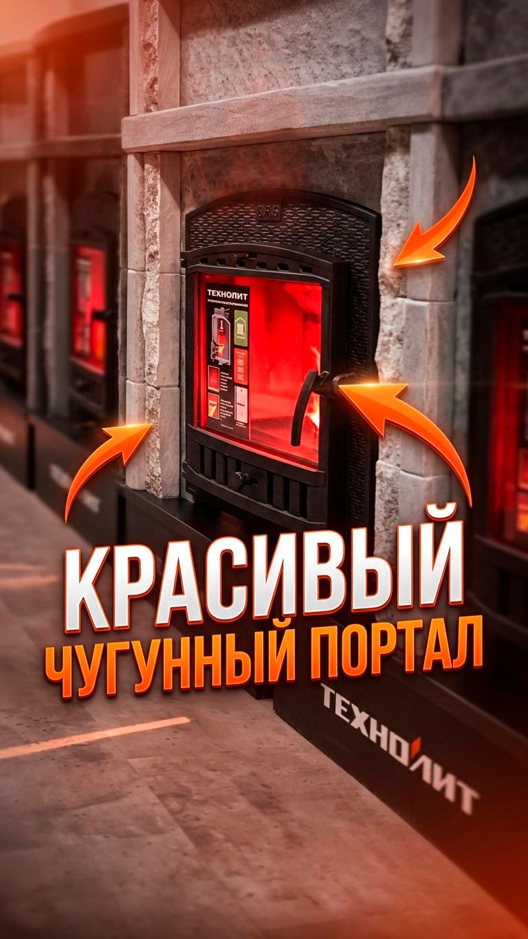 Какую дверцу НЕ ПОВЕДЕТ И НЕ ТРЕСНЕТ? || Чугунный портал и дверца -НАДЕЖНОСТЬ на века!