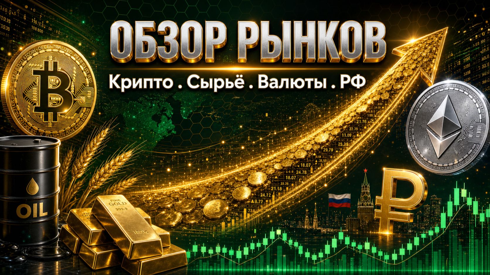 🔥  Обзор рынков - начало июня. Доллар, MOEX #btc #криптовалюта #инвестиции #gold #comodity #золото
