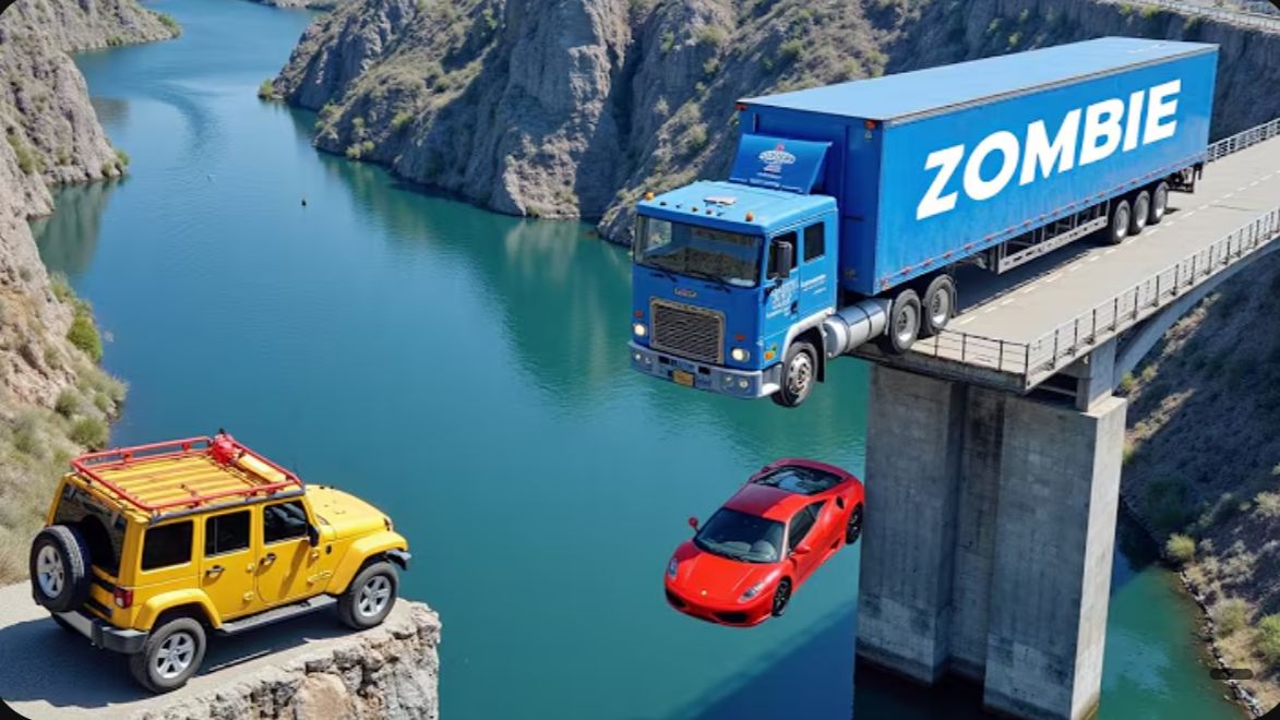Автомобили против разрушенного моста — BeamNG Drive — 🔥 ULTIMATE Edition: Компиляция 3 смотреть онлайн