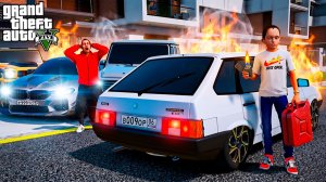 ВИТЯ ОПЕР СЖЕГ МОЙ АВТОПАРК И ДОМ ИЗ-ЗА ДЕВУШКИ!? ПОГОНЯ ЗА ВИТЕЙ! МЕСТЬ! РЕАЛЬНАЯ ЖИЗНЬ ГТА 5