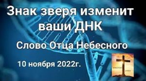 «Знак зверя изменит ваши ДНК» — слово Отца Небесного 10.11.22 о начертании зверя