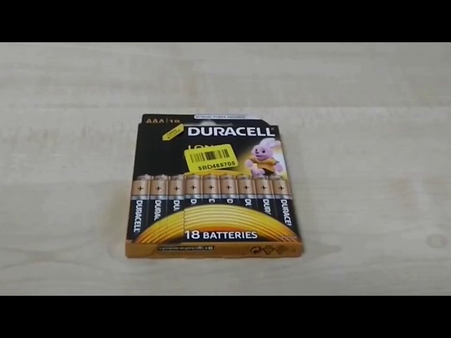 Распаковка - батарейки Duracell AAA из Rozetka.com.ua смотреть онлайн