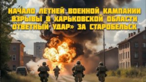 Новости СВО Сегодня- Взрывы в Харьковской области ответный удар» за Старобельск