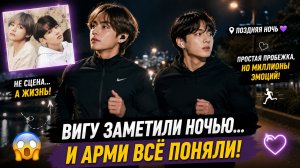😱🔥 Вигу заметили ночью на пробежке… Арми не ожидали такого!