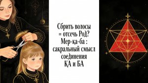 Сбрить волосы = отсечь Род? Мер-ка-ба : сакральный смысл соединения КА и БА
