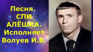1633.В.Ю.  Песня. Спи Алёшка. Исполняет Волуев И.В.