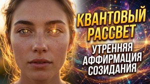 Квантовый рассвет: Утренняя аффирмация созидания