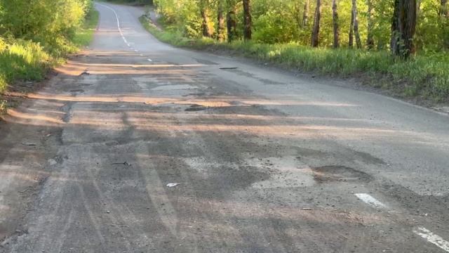 Разметка на дороге в сторону плотины НГРЭС смотреть онлайн
