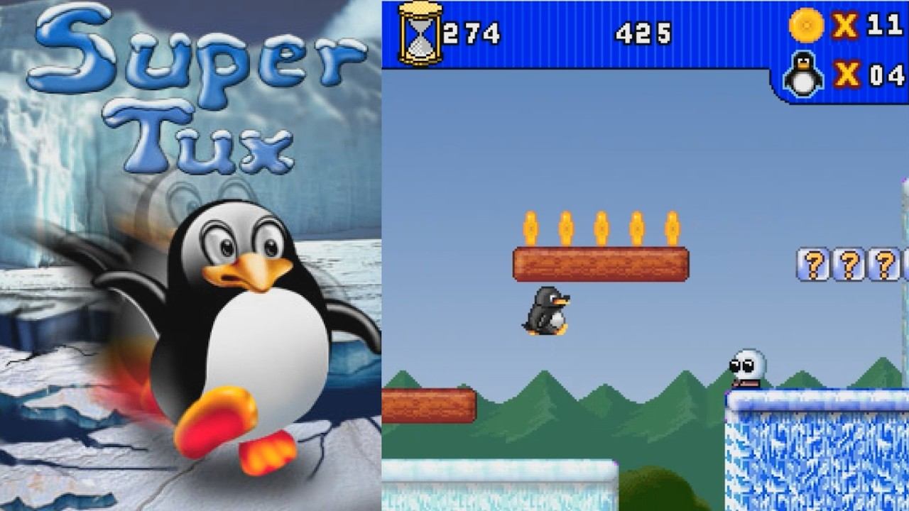 Super Tux JAVA GAME (Donut Mobile 2013) смотреть онлайн