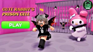 Побег милого кролика из тюрьмы! (Obby) Игровой процесс #roblox