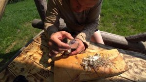 Вот такой способ добычи огня, просто лампочка ильича )))