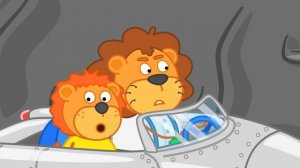 Lion Family на русском - Маша и Леопольд. Папа как малыш - Мультик для детей
