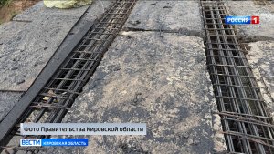 В Санчурском округе ремонтируют мост через реку Мамокша