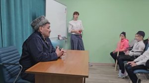 Разговор о культуре с учащимися кадетского казачьего класса