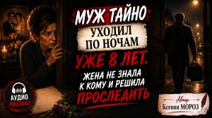 муж тайно уходил по ночам уже 8 лет. Жена не знала к кому и решила проследить