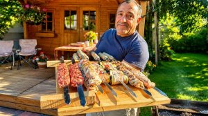 Три мясных шедевра приготовленных на мангале