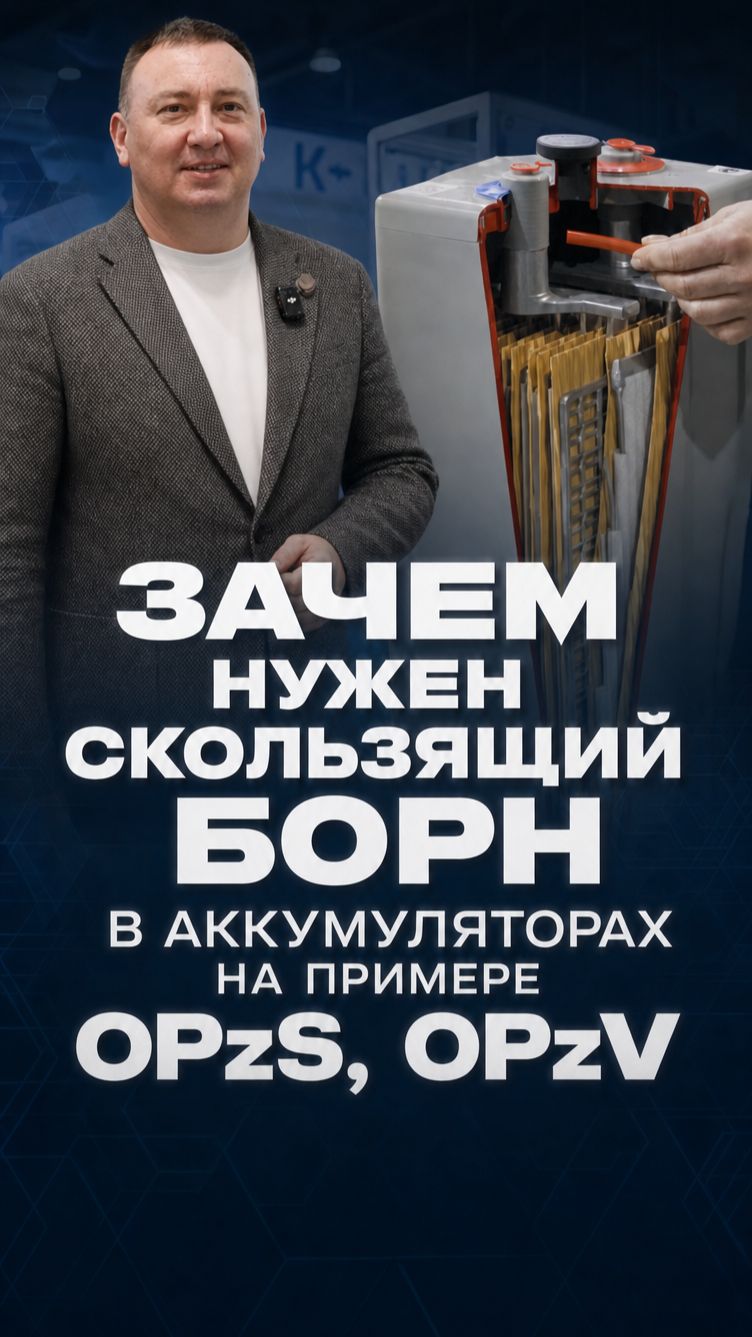 Зачем нужен скользящий борн в аккумуляторах на примере OPzS, OPzV