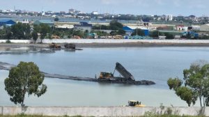 Project Update lake Filling Up By Bulldozer SHANTUI Pouring Soil and Stone