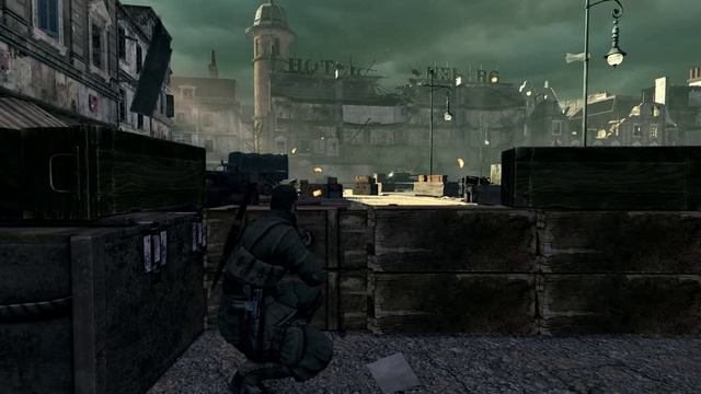 Sniper Elite V2 Remastered - Прохождение ч.4(КП в Карлсхосте,Штаб в Кройцберге) смотреть онлайн