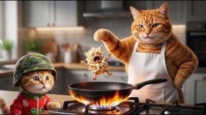 Котики готовят попкорн. Видео про котиков. Мультики для детей. Детям