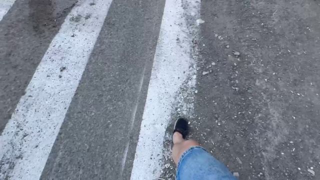 Дорожная разметка на пешеходном переходе по ул. Южная в Назарово смотреть онлайн