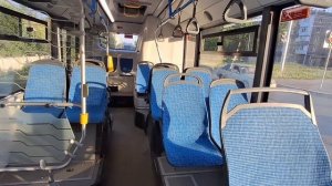 Поездка на автобусе-гармошке «КАМАЗ-6299-40-5F» по Черниковке.Уфа,Россия🇷🇺