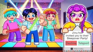РУМИ пробрался на вечеринку SAJA BOYS ONLY с НОЧЕВКОЙ в Roblox! | Kpop Охотники на демонов