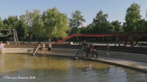 Детские игры и развлечения в парке Галицкого летом