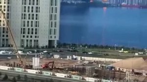 АТАКОВАН ПИТЕР СЕГОДНЯ. МОМЕНТ ПРИЛЁТА