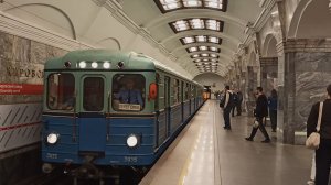 Перегонка ретро состава в депо Выборгское на станции Кировский завод 🔴🟤