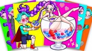 Рори нашёл Лилли Лавбрейдс в реальной жизни - Poppy Playtime 5 Стикер-бук своими руками