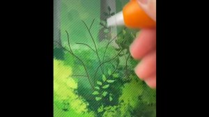 Рисуем вместе — рисуем мультяшный лес в Procreate