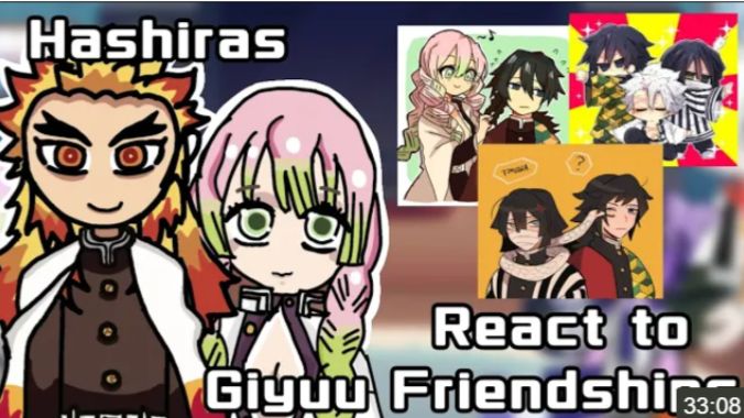 🩷, Hashiras React To Giyuu's Friendships, Part 5, The End, 2X Speed, Kny, Demon Slayer, 🩷 смотреть онлайн