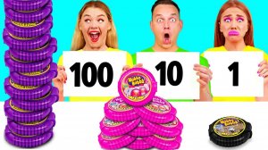 100 Слоев Еды Челлендж # Смешные Кухонные Войны от BaRaDa Gold Challenge