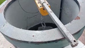 Д. Ленино. Чистка колодца. Плывун, мутная вода. podkapaev.ru