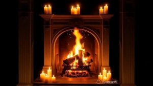 Релакс у камина. Музыка от ИИ.
