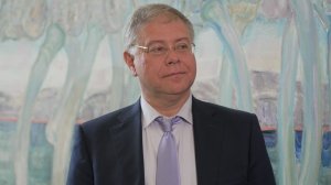 03.06.2026. Степан Орлов на открытии выставки «Начало лета. Московский меридиан»