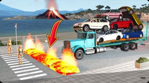 Автомобили против 100 лежачих полицейских — BeamNG Drive — 🔥 ULTIMATE Edition: Компиляция