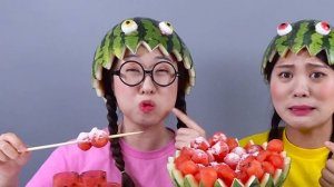 Арбузный желейный сок Мукбанг ДОНА DONA